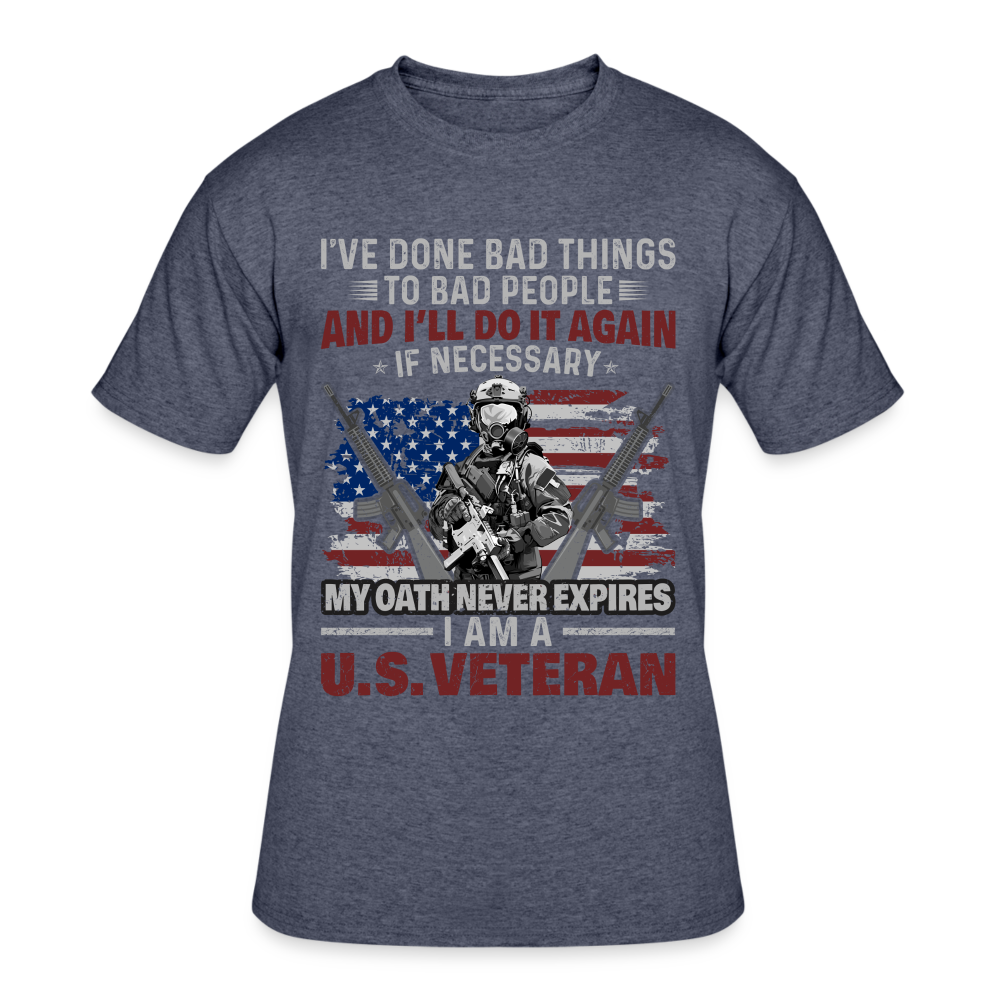 Bad Things to Bad People - navy heather