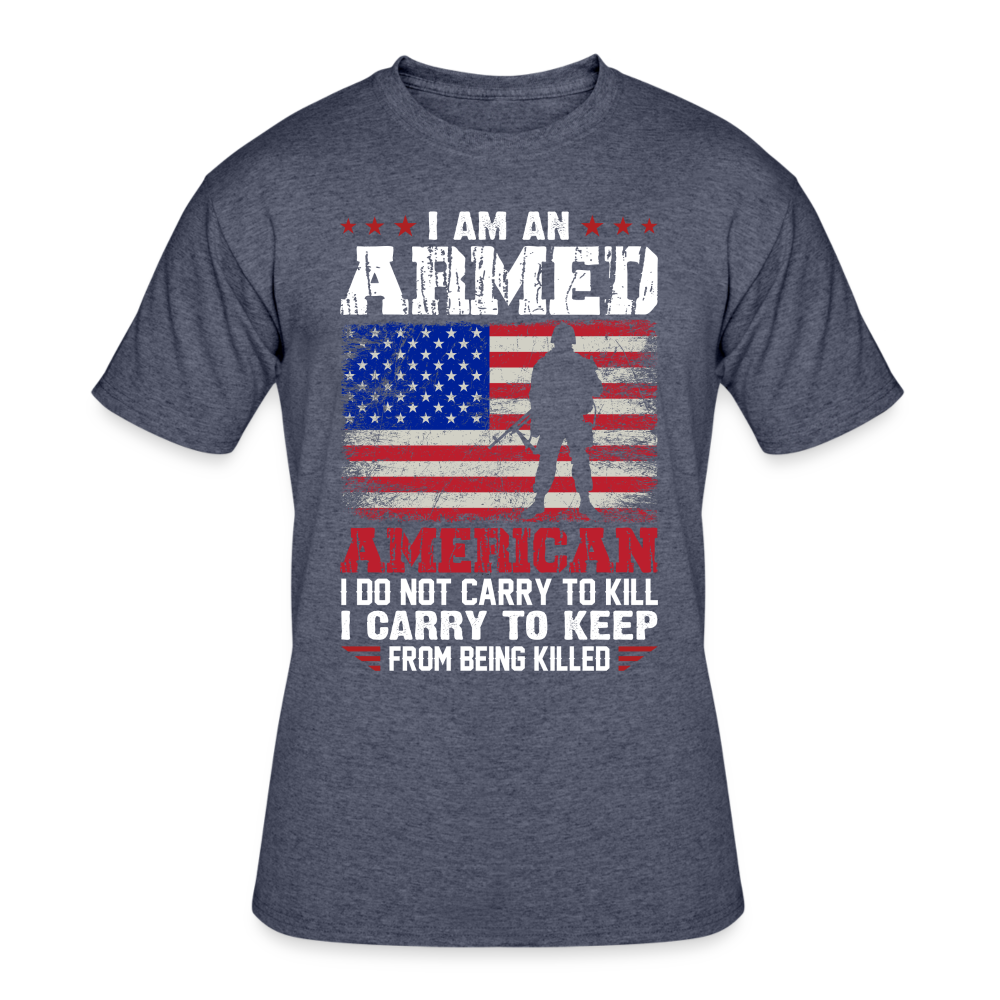 I Am An Armed American - navy heather