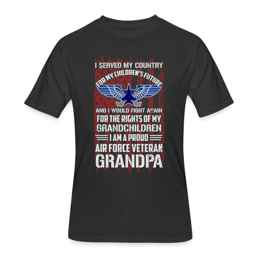 Airforce Veteran Grandpa - black