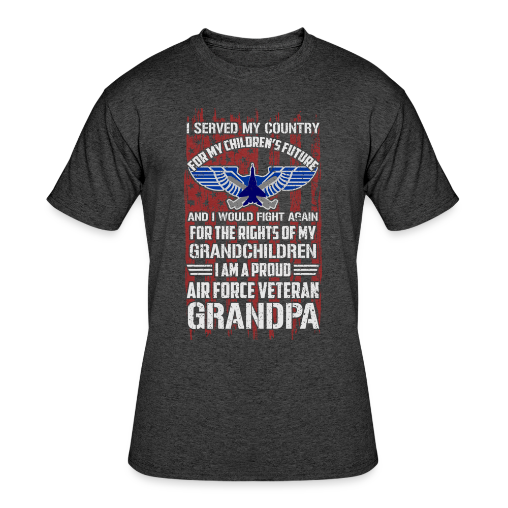 Airforce Veteran Grandpa - heather black