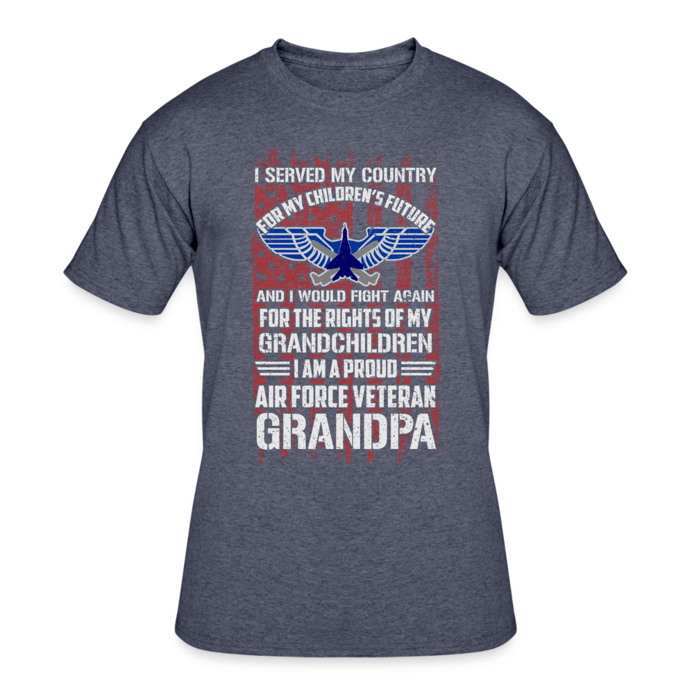 Airforce Veteran Grandpa - navy heather