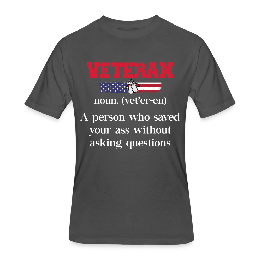 Veteran Definition - charcoal