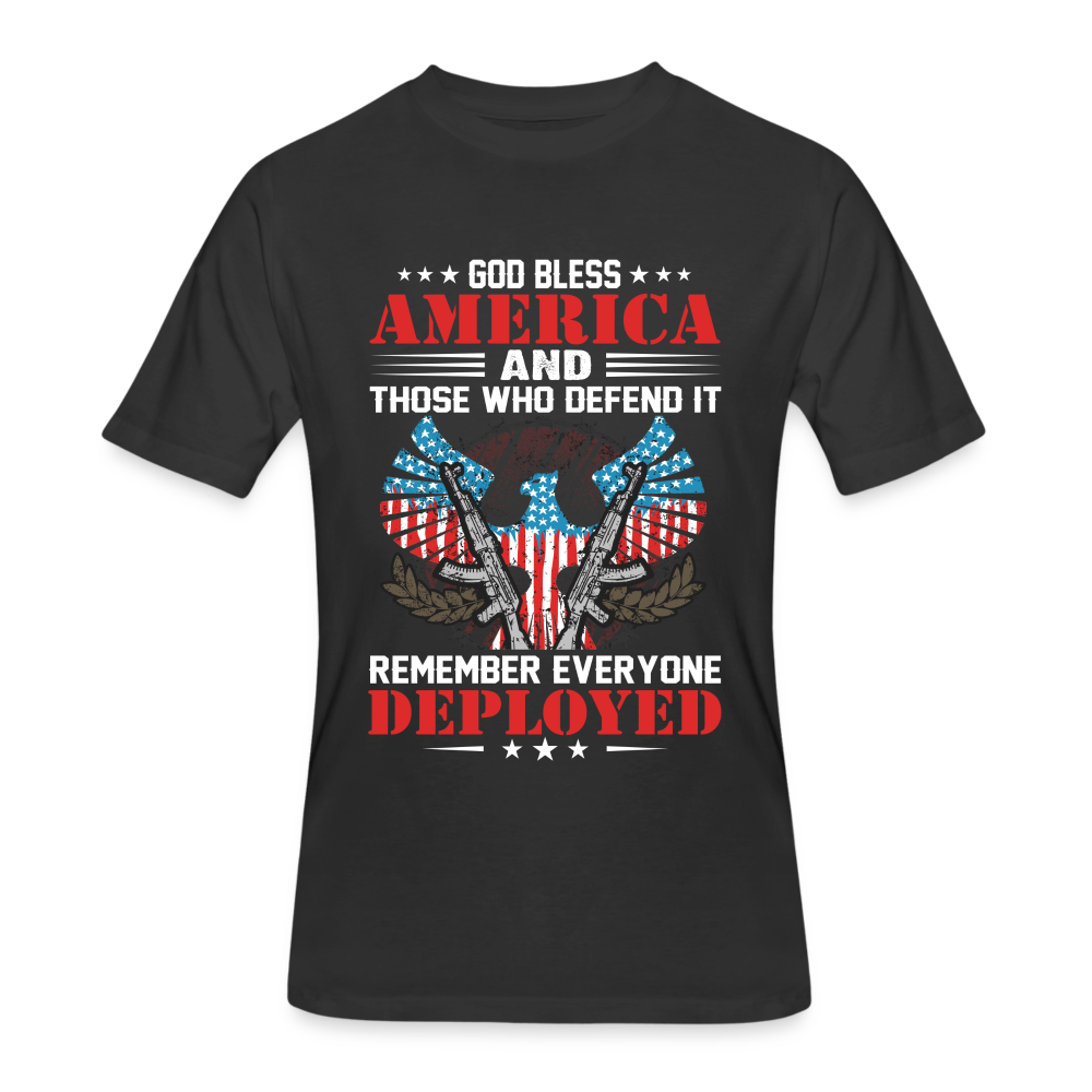 God Bless America - black