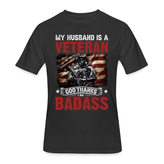 My Husband is a Veteran - black