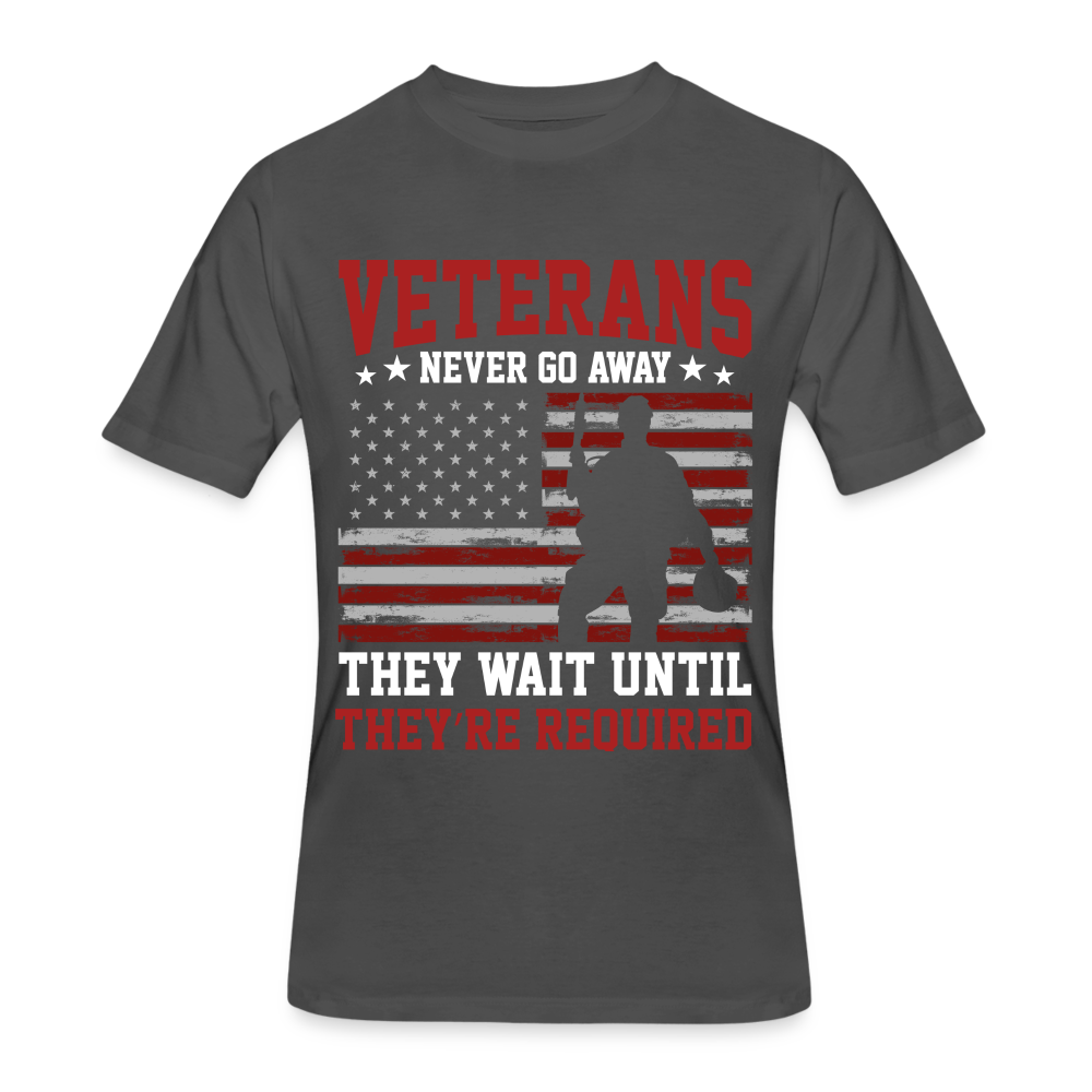 Veterans Never Go Away - charcoal