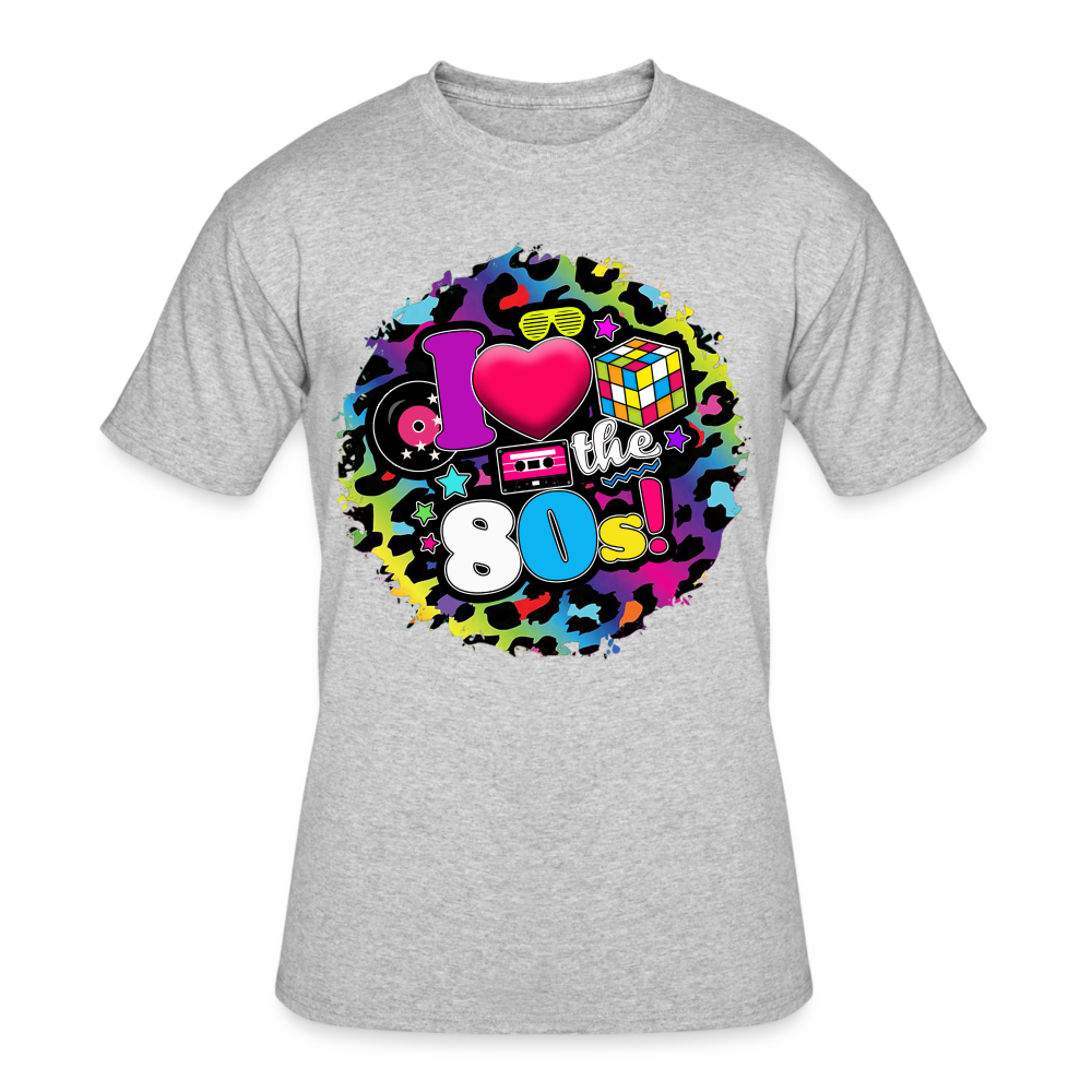 I Love the 80s - heather gray