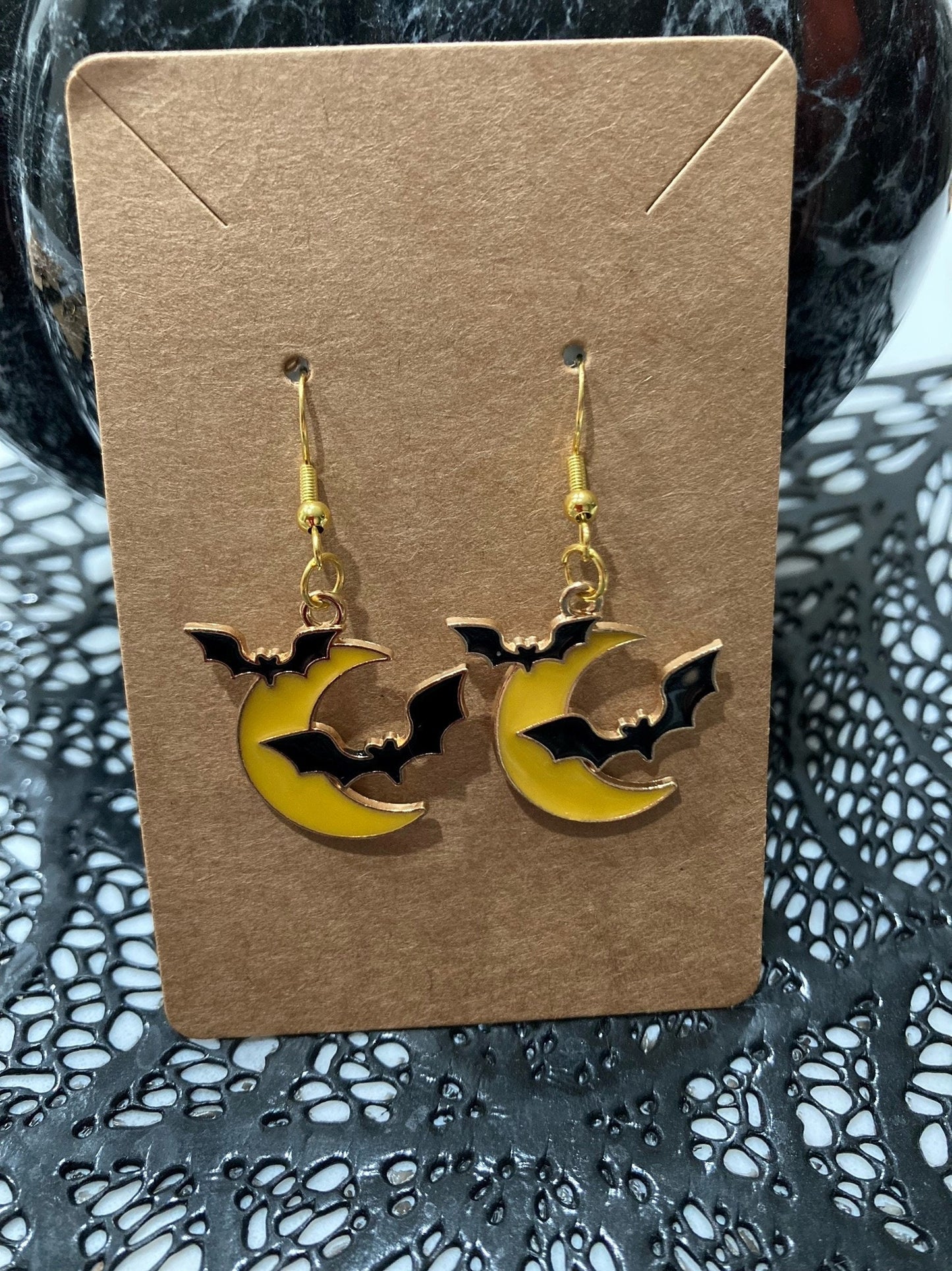 Cute, Funny, Halloween Dangle Earrings for Holiday in Assorted Styles.